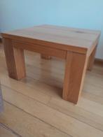 massief eiken tafel / salontafel 70 x 70 cm, Ophalen, Vierkant, Eikenhout
