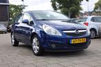 Opel Corsa 1.4-16V ENJOY AIRCO | CRUISE | TREKHAAK, Voorwielaandrijving, Gebruikt, 4 cilinders, Blauw