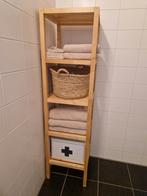 Ikea badkamer stellingkast bamboe, Huis en Inrichting, Badkamer | Badkamermeubels, Ophalen, (Half)hoge kast, Minder dan 50 cm