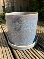 Kwantum Binnen pot, plantenpot, bloempot blauw, Rond, Binnen, Ophalen of Verzenden, Zo goed als nieuw