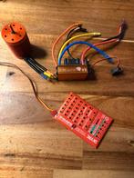 Brushless setje met programcard, Elektro, Ophalen of Verzenden, Zo goed als nieuw, Schaal 1:10