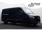 Mercedes-Benz Sprinter 319 CDI Aut. L2H1 DC, Auto's, Diesel, Bedrijf, BTW verrekenbaar, Blauw