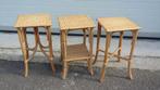 Vintage, rotan plantentafel, Rohé Noordwolde, jaren 70, Huis en Inrichting, Woonaccessoires | Zuilen en Pilaren, Ophalen, Zo goed als nieuw