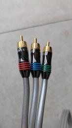 QED Component Video Kabel 1m, Ophalen of Verzenden, Gebruikt, Minder dan 2 meter, Componentkabel