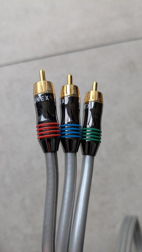 QED Component Video Kabel 1m, Audio, Tv en Foto, Audiokabels en Televisiekabels, Gebruikt, Componentkabel, Minder dan 2 meter