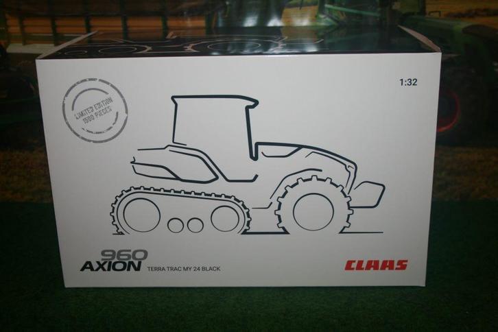 ClAAS AXION 960 TERRA TRAC MY24 ZWART van Universal-Hobbies, Hobby en Vrije tijd, Modelauto's | 1:32, Nieuw, Tractor of Landbouw