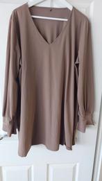 Plus Basics Tuniek Taupe - Zo goed als nieuw, Kleding | Dames, Plus Basics, Bruin, Maat 46/48 (XL) of groter, Ophalen of Verzenden