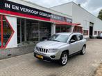 Jeep Compass 2.0 Limited - Leer - 18 inch - NAP - Inr Mog !, 450 kg, Handgeschakeld, SUV of Terreinwagen, Zilver of Grijs