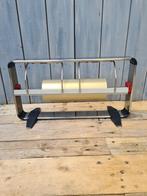 vintage inpakpapier houder met rol papier goud, Ophalen, Gebruikt