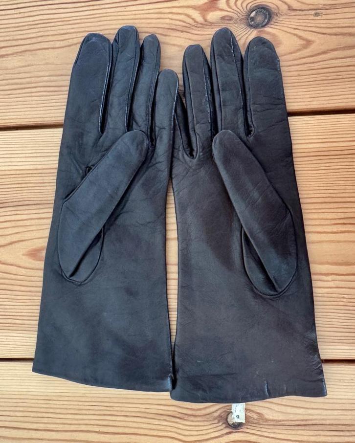 Handschoenen - Bruin Donkerbruin Leer - maat 8 Small Medium, Kleding | Dames, Mutsen, Sjaals en Handschoenen, Nieuw, Handschoenen