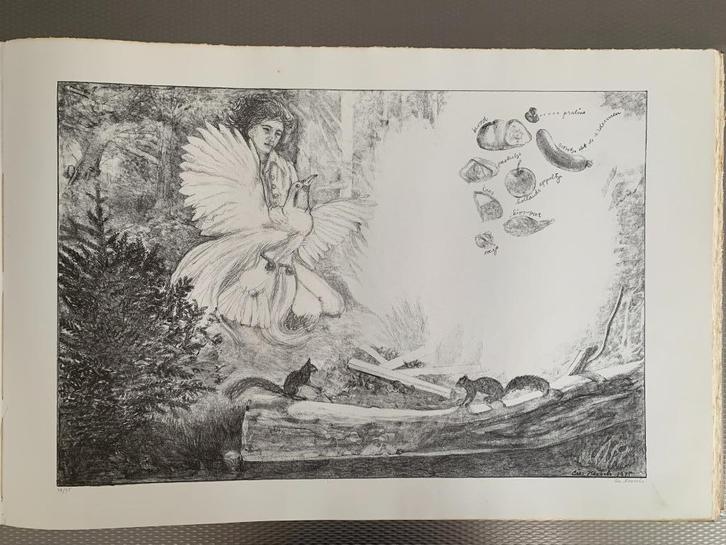 Cecile Hessels - litho, Antiek en Kunst, Kunst | Litho's en Zeefdrukken, Ophalen of Verzenden