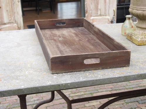 Houten Dienblad, Huis en Inrichting, Woonaccessoires | Dienbladen, Gebruikt, Hout, Rechthoekig, Ophalen of Verzenden