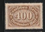 Duitsland 1922 - 400 mark, Ophalen of Verzenden, Overige periodes, Postfris