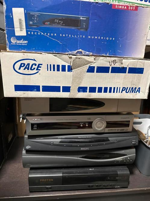 Partij  Topfield, Pace, Philips, Sagem, Aston, Proto, Audio, Tv en Foto, Decoders en Harddiskrecorders, Gebruikt, Decoder, Met dvd-recorder