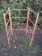 Antiek houten inklapbaar wasrek, Ophalen