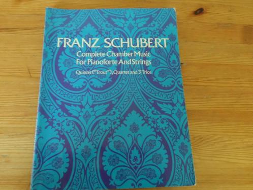 Schubert - quartetten en trios, Muziek en Instrumenten, Bladmuziek, Gebruikt, Artiest of Componist, Klassiek, Piano, Cello, Viool of Altviool