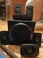 Logitech Z906 - 5.1 Speakerset boxen home cinema, Gebruikt, 70 watt of meer, 5.1-systeem, Overige spelers