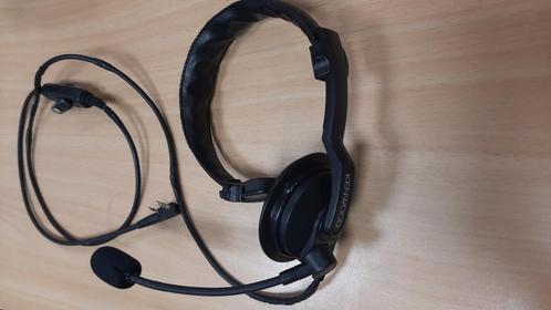 Kenwood headset met enkele oorschelp en boom microfoon, Telecommunicatie, Portofoons en Walkie-talkies, Gebruikt, Minder dan 2 km