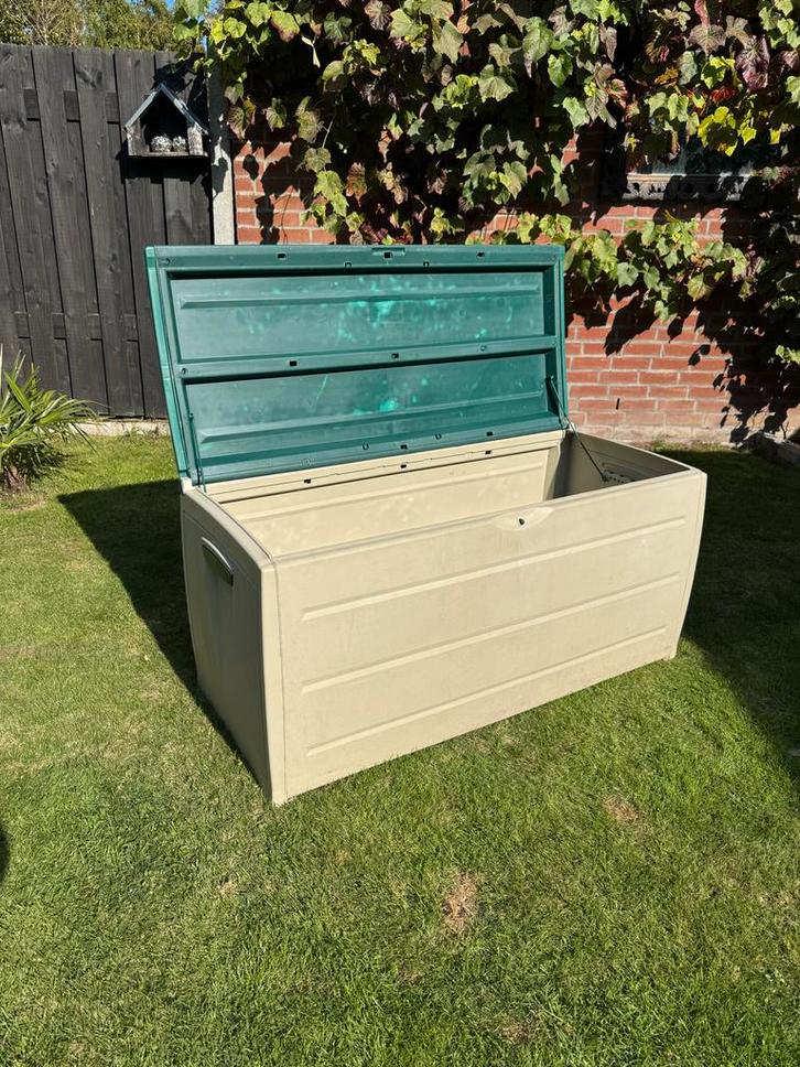 Kunststof Tuin opbergkist, Tuin en Terras, Bergingen en Tuinkasten, Gebruikt, Containerberging, Kunststof, Ophalen