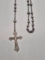 Antieke Zilveren Rozenkrans, Antiek en Kunst, Antiek | Religie, Ophalen of Verzenden