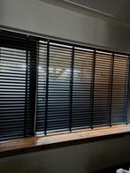 Houten jaloezieën zwart 3 stuks, Ophalen, Nieuw, Zwart