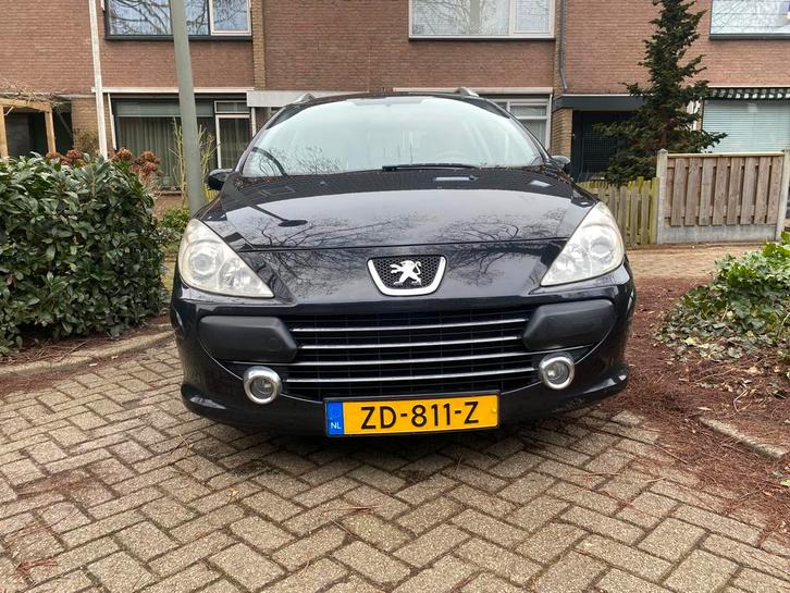 Peugeot 307 1.6 16V SW automaat 7 persoons uit 2007, Auto's, Peugeot, Particulier, ABS, Airbags, Boordcomputer, Centrale vergrendeling