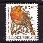 vogel roodborstje België 1986 postfris, Verzenden, Postfris, Dier of Natuur