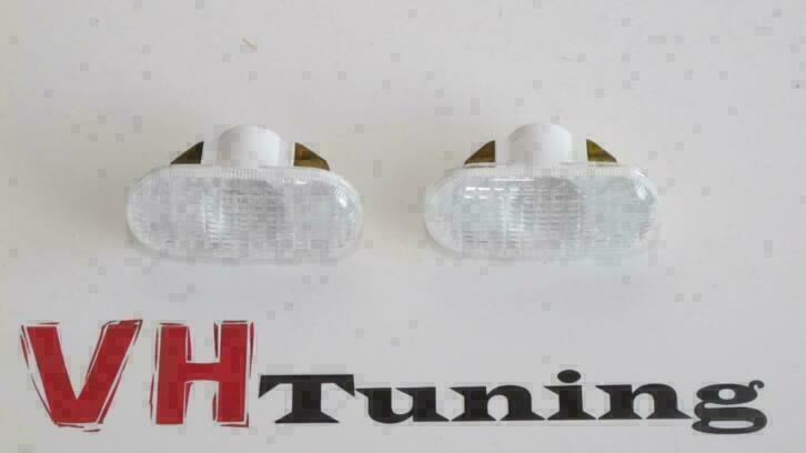 Renault Kangoo en Twingo >1998 Zijknipperlichten wit, Auto diversen, Tuning en Styling, Ophalen of Verzenden