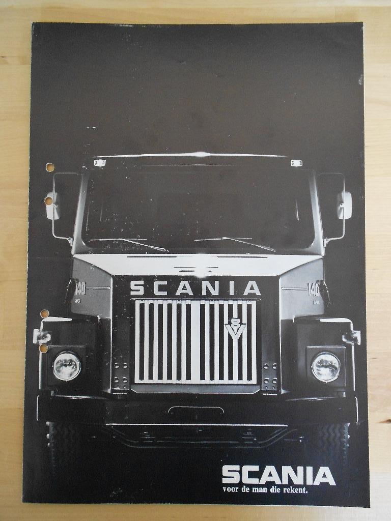 Scania 1972 Brochure – 50 80 85 110 140, Gelezen, Ophalen of Verzenden, Overige merken, Scania