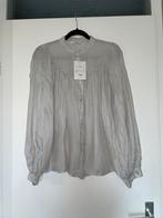 parelmoer kleurige blouse met ballon mouwen mt 46, Kleding | Dames, Blouses en Tunieken, Boetiek, Blauw, Maat 46/48 (XL) of groter