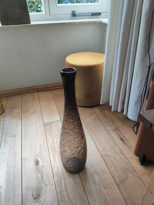 Hoge glazen Leonardo vaas 60 cm., Huis en Inrichting, Woonaccessoires | Vazen, Zo goed als nieuw, Overige kleuren, 50 tot 75 cm