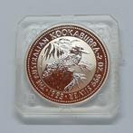 2 oz zilveren kookaburra 1993 in case, Ophalen of Verzenden, Zilver