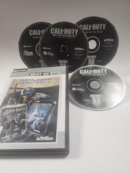 Call of Duty - Deluxe Edition - Windows, Spelcomputers en Games, Games | Pc, Gebruikt, Shooter, 1 speler, Vanaf 18 jaar, Eén computer