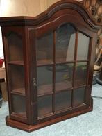 Brocante hangkastje vitrinekastje, Antiek en Kunst, Ophalen