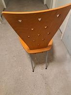 6 mooie eetkamerstoelen, Ophalen, Gebruikt, Bruin, Vijf, Zes of meer stoelen