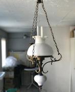 Antieke Schipperslamp met Melkglazen Kap, Antiek en Kunst, Antiek | Lampen, Ophalen