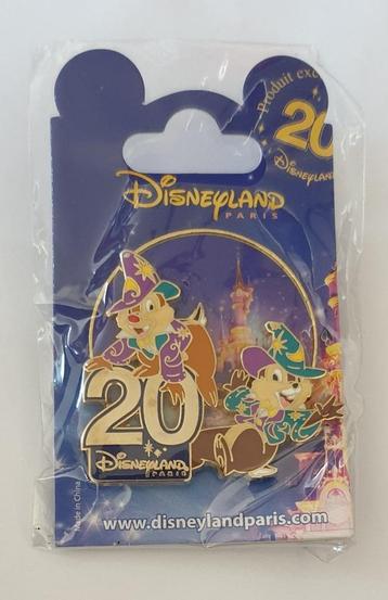 Disneyland Paris 20 jaar met Knabbel & Babbel pin 2012 NIEUW beschikbaar voor biedingen