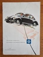 Volkswagen Kever promotie folder jaren 50, Ophalen of Verzenden, Gebruikt, Auto's