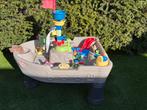 Little tikkie piratenboat, geel goed conditie, complete, Kinderen en Baby's, Speelgoed | Buiten | Zandbakken, Ophalen, Zo goed als nieuw