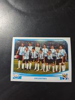Argentinie teamfoto (wk 2010 panini) met lionel messi, Verzamelen, Sportartikelen en Voetbal, Nieuw, Ophalen of Verzenden