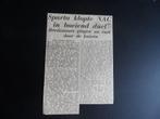Sparta - NAC  1960/1961, Ophalen of Verzenden, Gebruikt, NAC Breda, Poster, Plaatje of Sticker