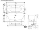 Back to wall ligbad 180x80, Huis en Inrichting, Ophalen, Nieuw