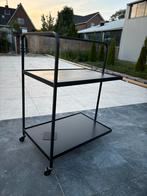 Zwarte Trolley/Serveerwagen, Ophalen, Minder dan 50 cm, 50 tot 100 cm, Zo goed als nieuw