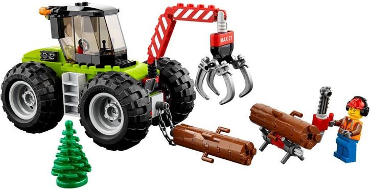 60181 - City: Forest Tractor, Kinderen en Baby's, Speelgoed | Duplo en Lego, Nieuw, Lego, Complete set, Verzenden