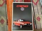 autofolder Fiat Ritmo Cabrio   Duits jaren 80, Ophalen of Verzenden, Zo goed als nieuw, Overige merken