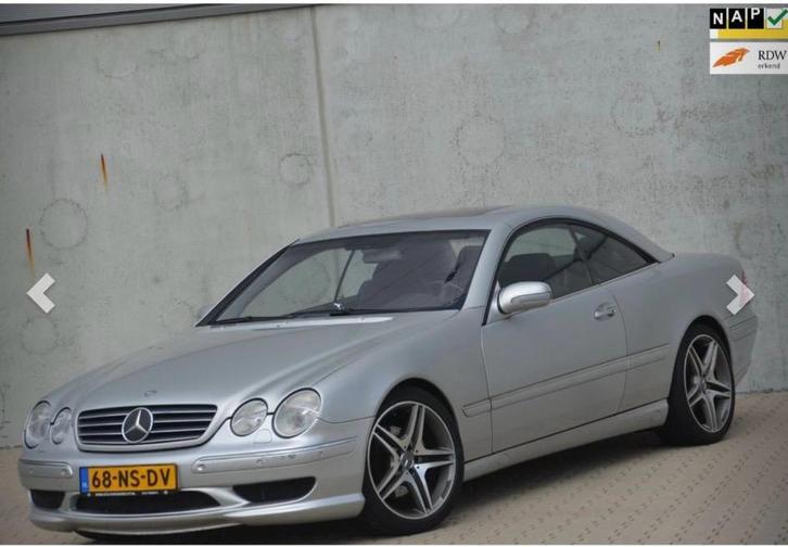 Mercedes-Benz CL 5.0 Cl500 Coupe AUT 2002 Grijs inruilen kan, Auto's, Mercedes-Benz, Particulier, CL, ABS, Adaptive Cruise Control