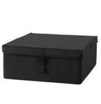 Zwarte Ikea Lycksele storagebox 1 persoon, Huis en Inrichting, Slaapkamer | Slaapbanken, Zwart, Zo goed als nieuw, Eenpersoons