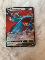 Salamence V 143/189, Hobby en Vrije tijd, Verzamelkaartspellen | Pokémon, Ophalen of Verzenden, Zo goed als nieuw, Losse kaart