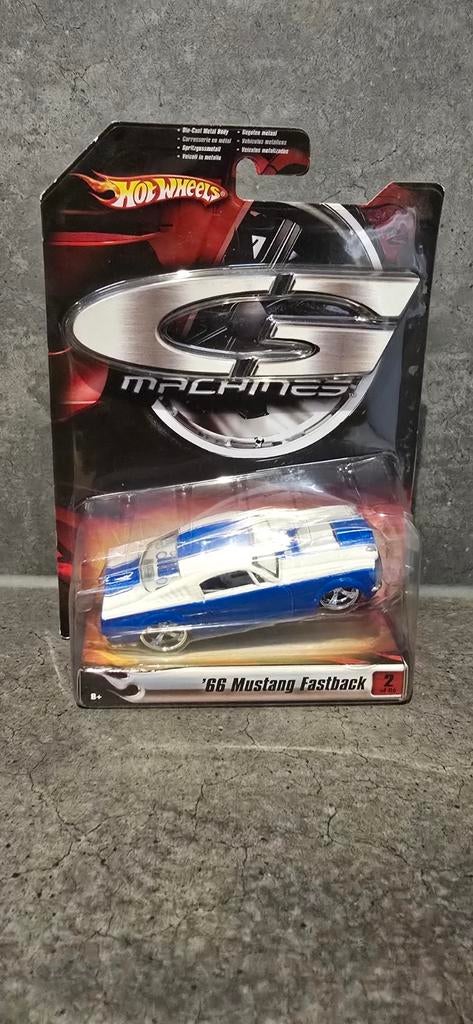 Hotwheels G-Machines 66' Ford Mustang Fastback, Hobby en Vrije tijd, Modelauto's | Overige schalen, Ophalen of Verzenden, Nieuw