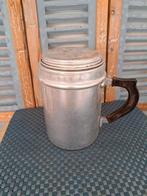 Brocante oude aluminium koffie maker, Antiek en Kunst, Ophalen of Verzenden